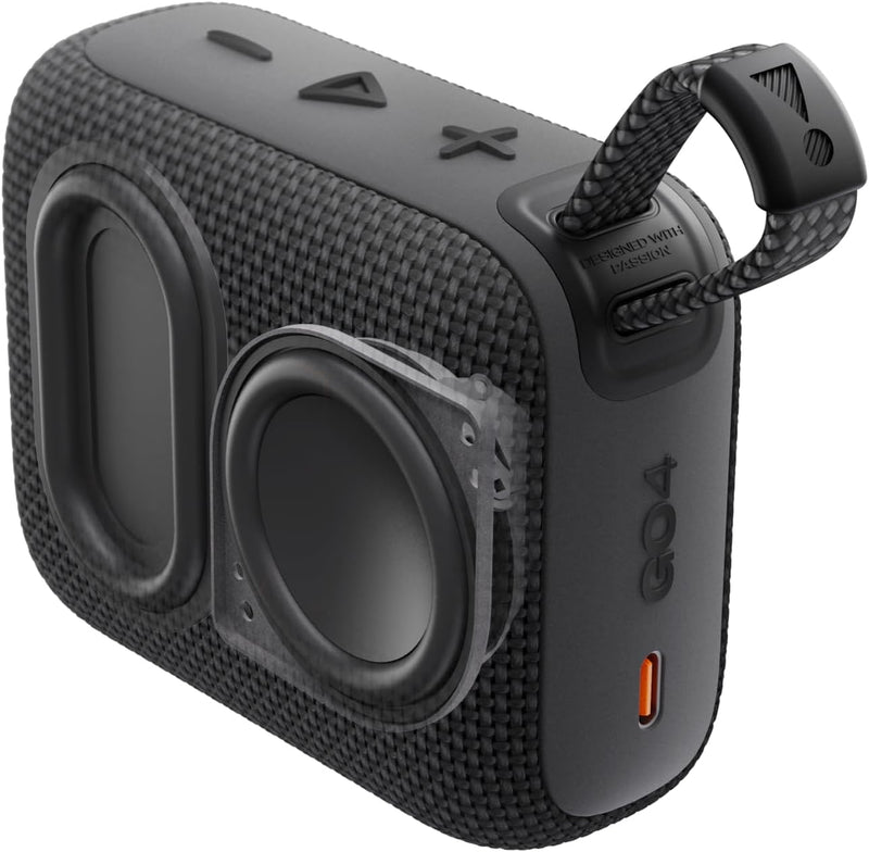 Caixa de Som Bluetooth JBL Go 4 Preta 4.2W RMS